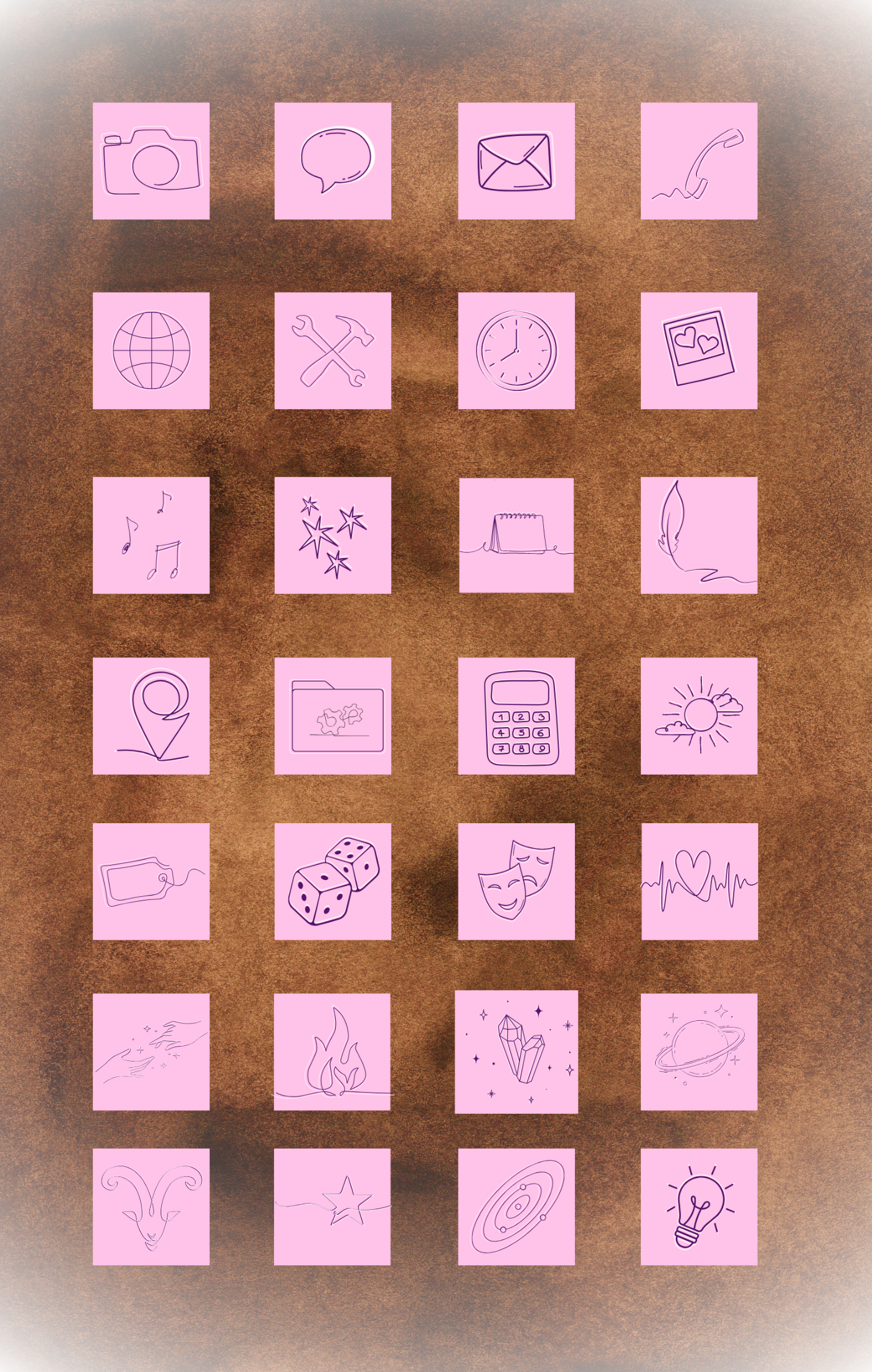 Aries celestial pink phone mockup - elegant zodiac display by Prismic Muse