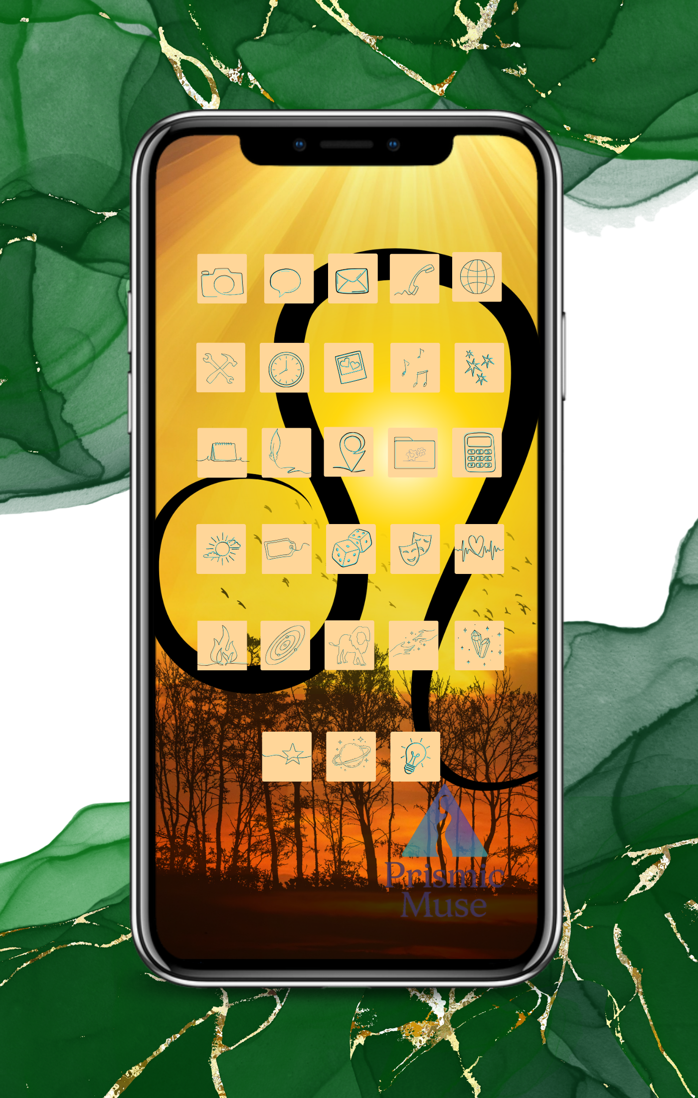 Leo Celestial Phone Pack by Prismic Muse