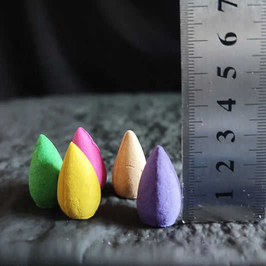 🌈 Backflow Incense Cones – 20-Pack Natural Aromatherapy Cones