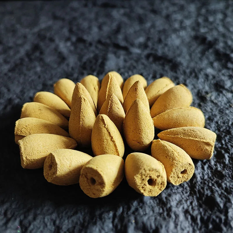 🌈 Backflow Incense Cones – 20-Pack Natural Aromatherapy Cones