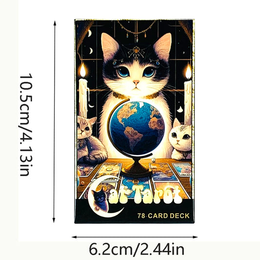 Mystic Cat Tarot – 78-Card Divination Deck